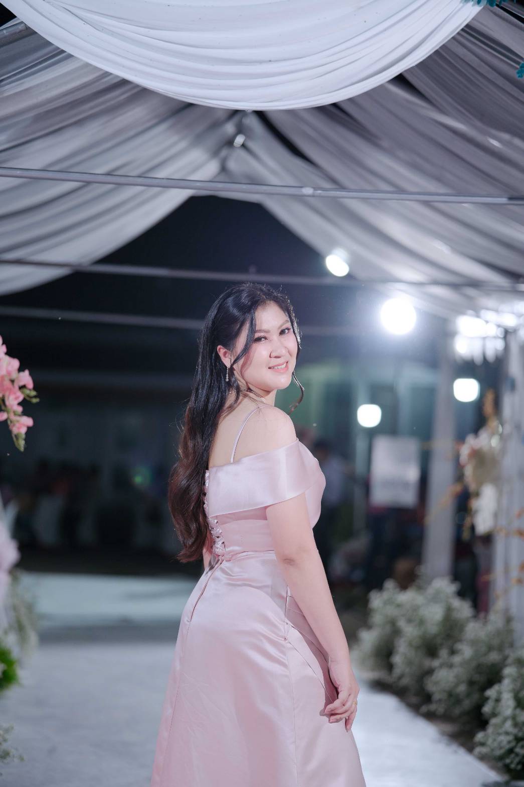ลูกค้างานแต่งธีมชมพู | Pink Wedding Guest Dress