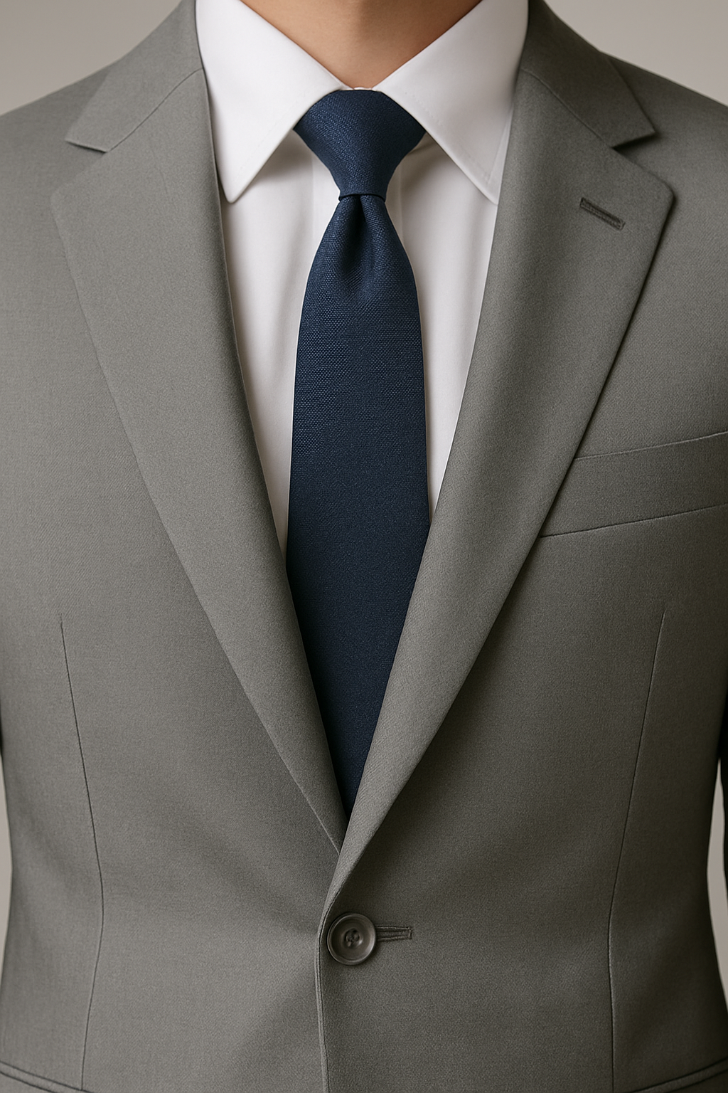 Newly tailored groom suit for rent, elegant grey color | Elegant Grey Groom Suit for Rent