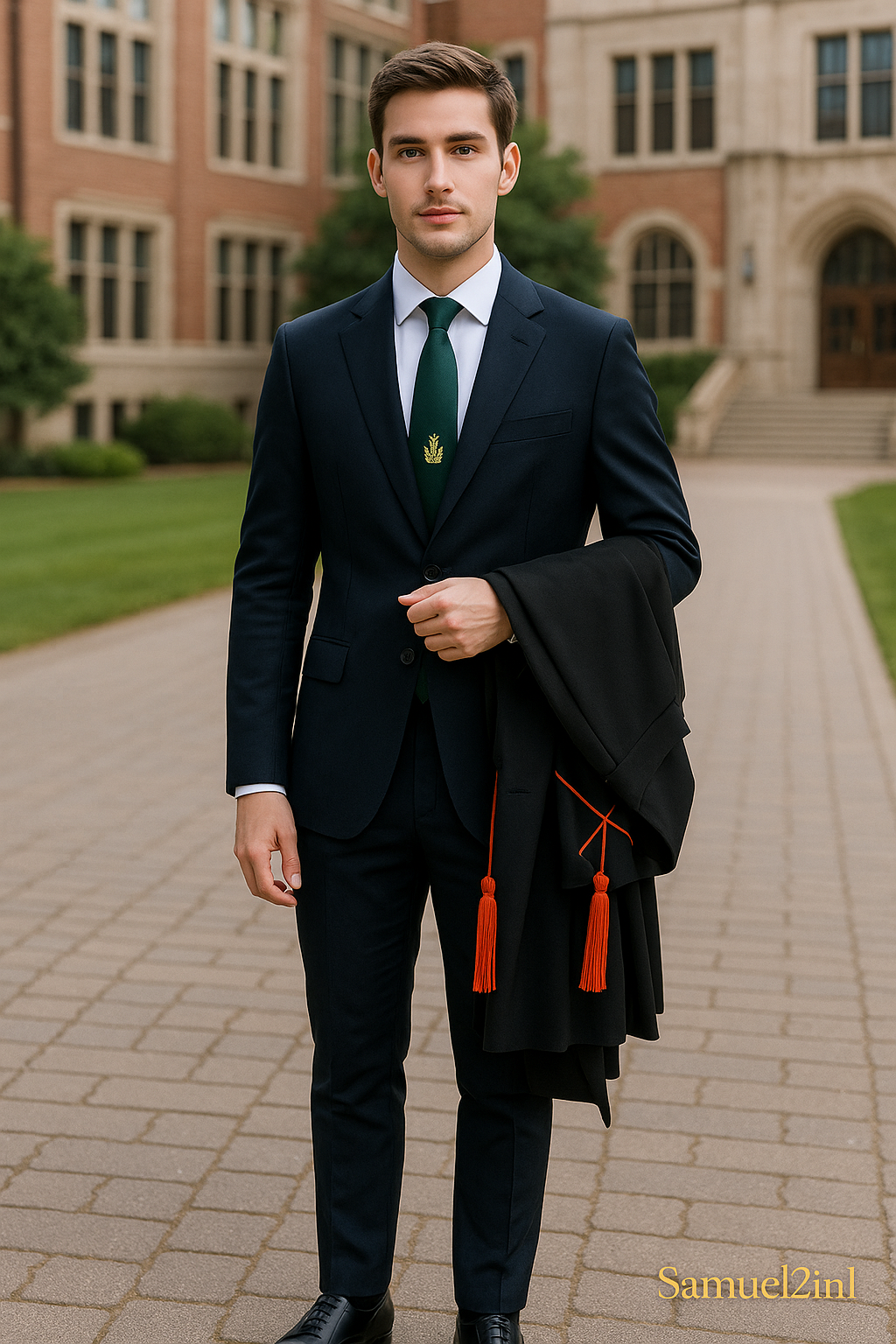 🎓 Samuel2in1 – 卒業式のスーツは、特別な日にあなたを最高にハンサムにする準備ができています。
