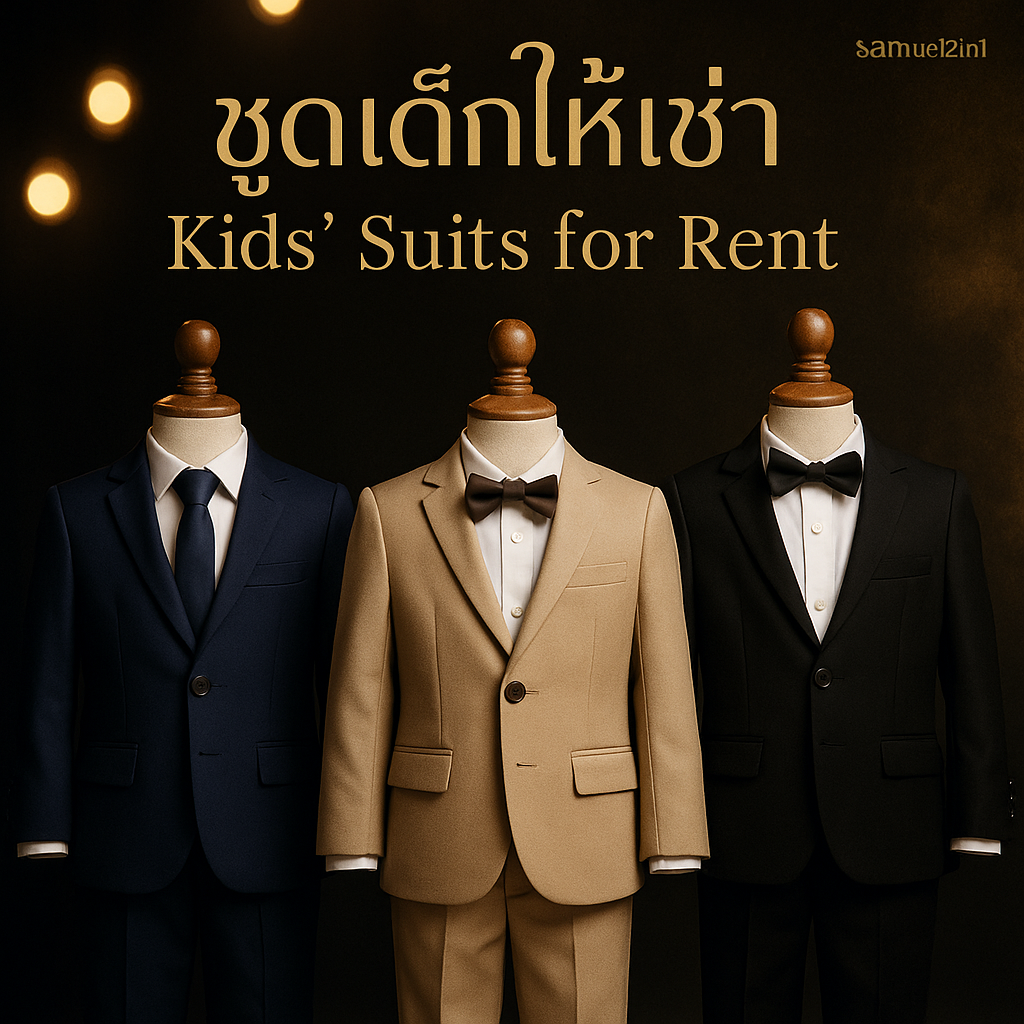 Kids’ Suits for Rent / สูทเด็กสำหรับเช่า