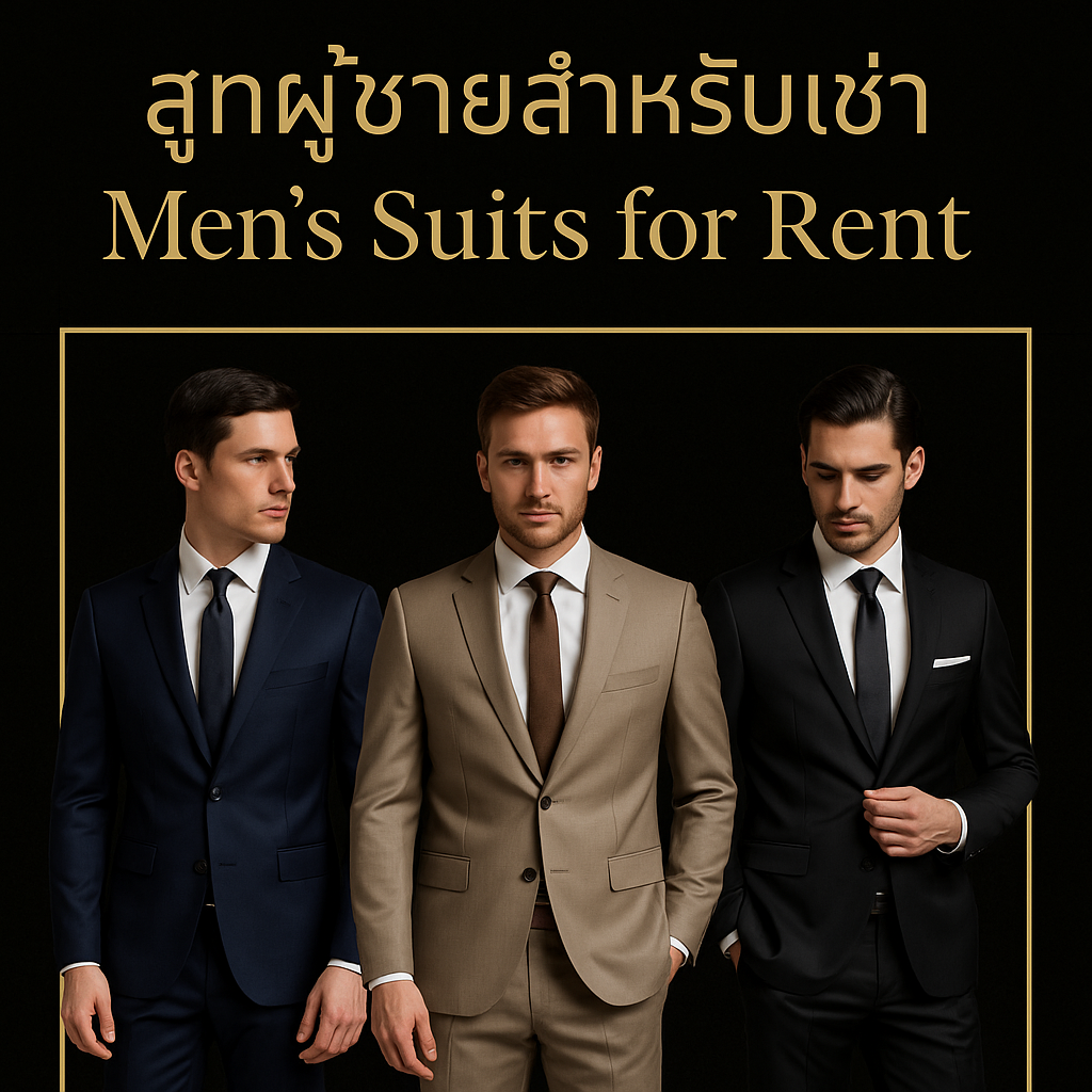 Men’s Suits for Rent / สูทผู้ชายสำหรับเช่า