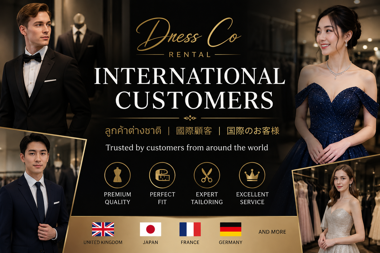 🌍 ลูกค้าต่างชาติ / International Customers / 国際のお客様