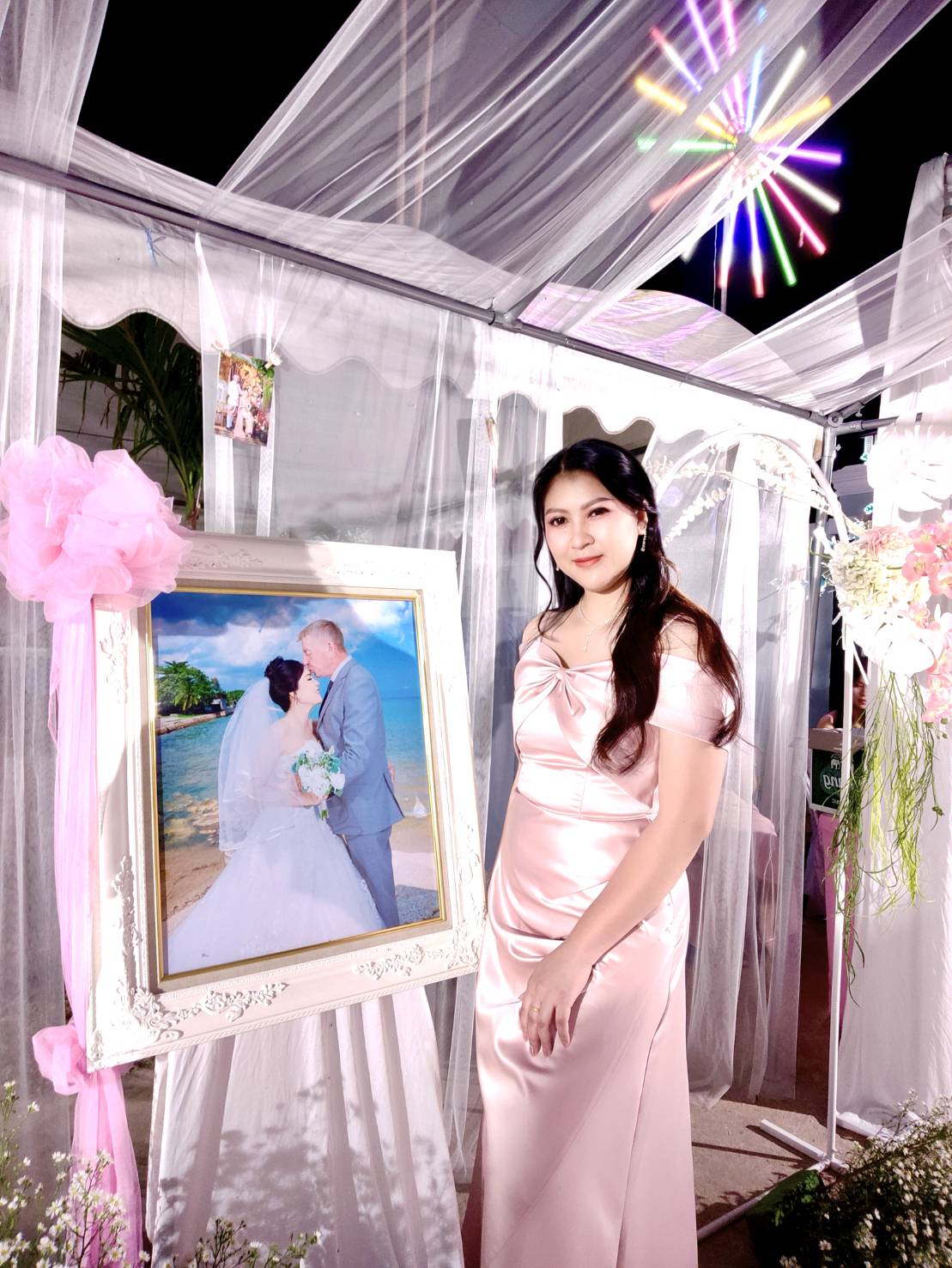 ลูกค้างานแต่งธีมชมพู | Pink Wedding Guest Dress