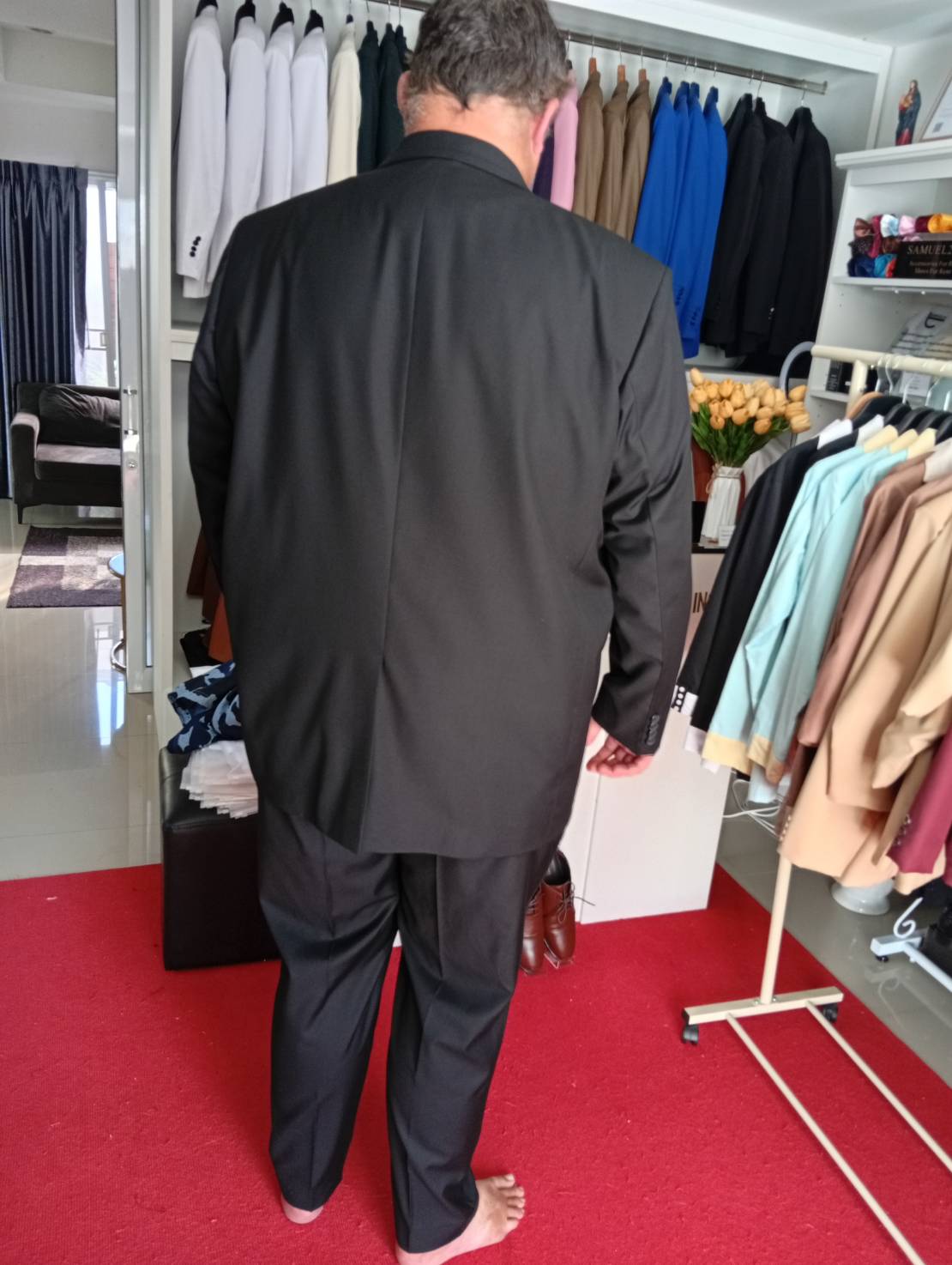 Thank You to Our British Customer for Tailoring with Dress Co ✨