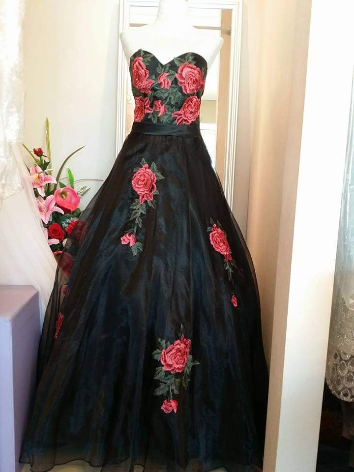 Black Rose Gown