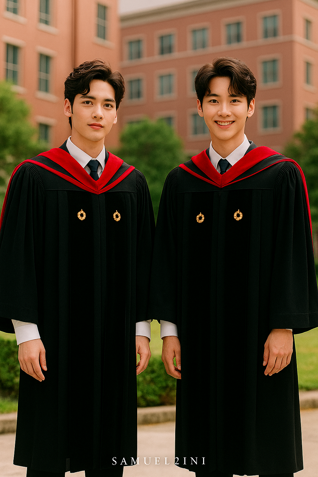 🎓 Samuel2in1 – 卒業式のスーツは、特別な日にあなたを最高にハンサムにする準備ができています。