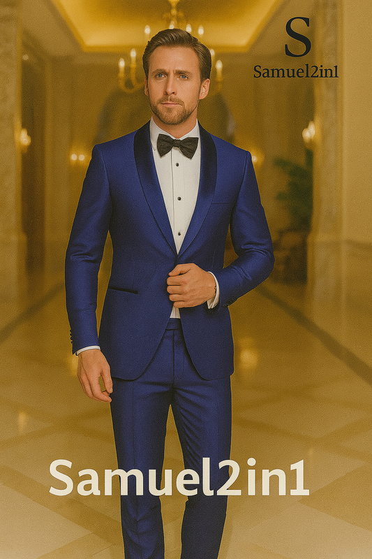 สูททักซิโด้สีน้ำเงินเข้มสุดหรู | Royal Blue