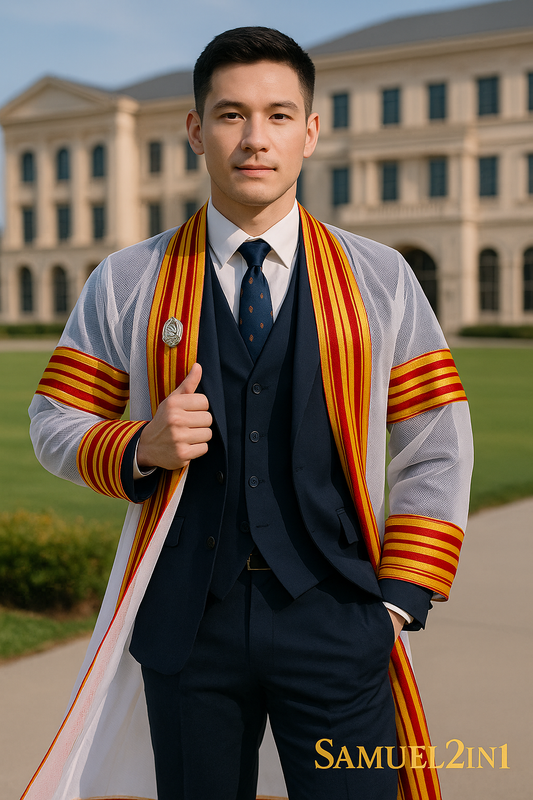 🎓 Samuel2in1 – 卒業式のスーツは、特別な日にあなたを最高にハンサムにする準備ができています。