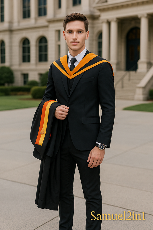 🎓 Samuel2in1 – 卒業式のスーツは、特別な日にあなたを最高にハンサムにする準備ができています。
